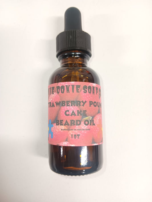 BEARD OIL (strawberry pound cake)