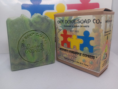 Destiny's pineapple express bar soap